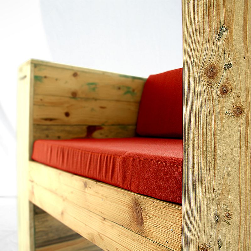 Pallet wood armchair by Redolab brings rustic charm to interiors