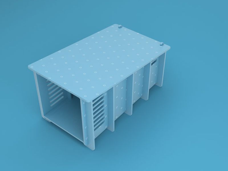 contemporary-styled dog house by Barkitecture.