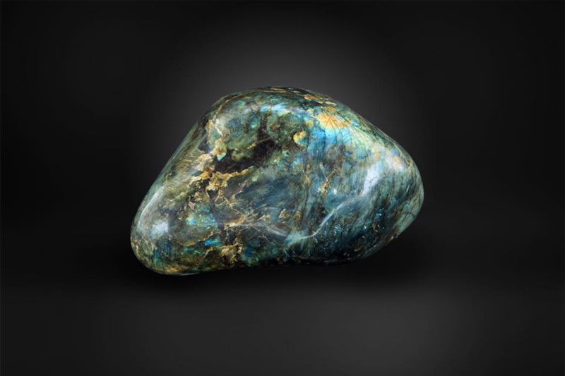 Magical labradorite stone