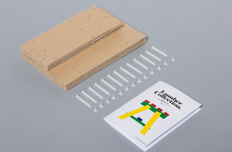 Seoul-based studio PESI designed a Lumber table