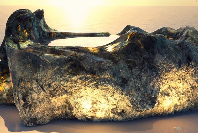 Gemstone Bath close view