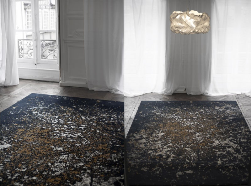 Custom luxury rugs by Julien Vidame