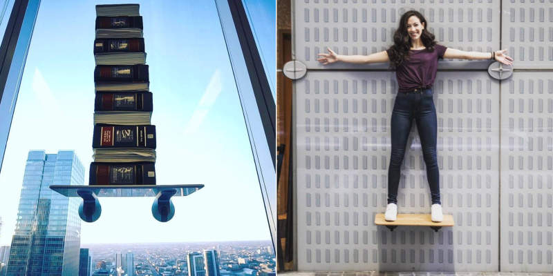 Deskview is a window-mounted adjustable standing desk