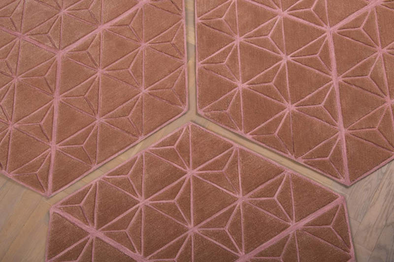 Jizsaw modular rugs by Ingrid Külper of Mattahari