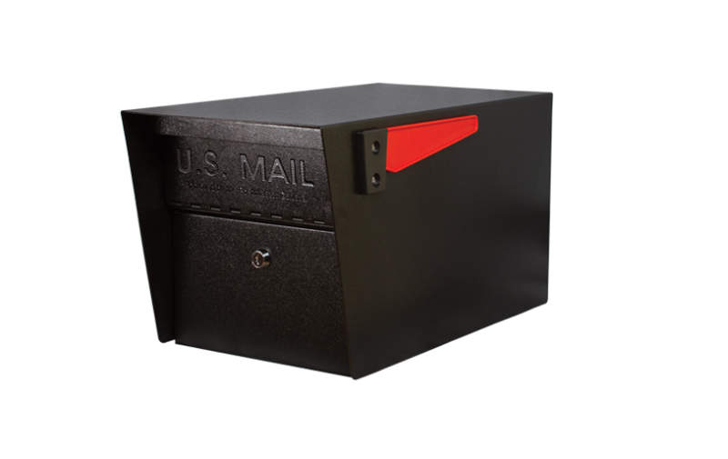 Mail Boss mailbox with anti-pry latch protects your identity from mail thieves