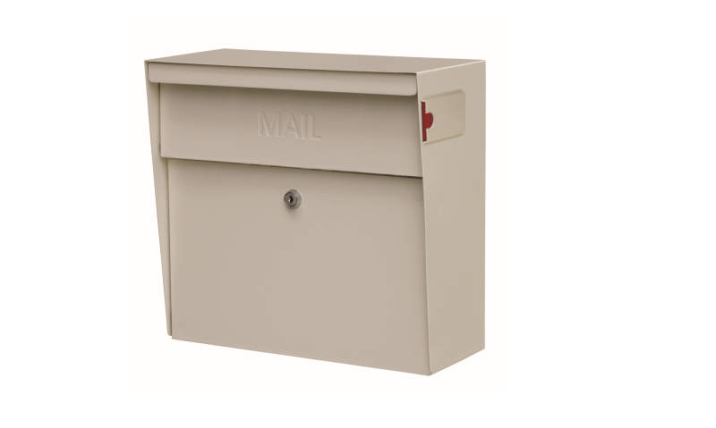 Mail Boss mailbox with anti-pry latch protects your identity from mail thieves