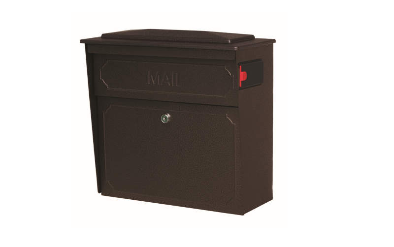 Mail Boss mailbox with anti-pry latch protects your identity from mail thieves