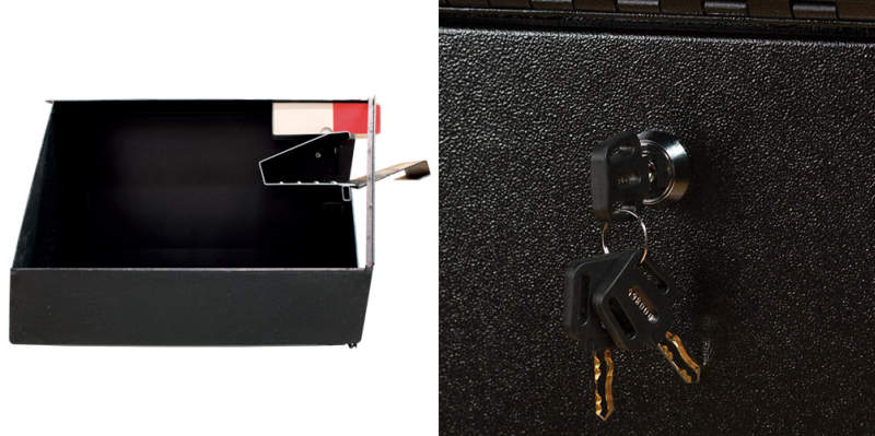 Mail Boss mailbox with anti-pry latch protects your identity from mail thieves