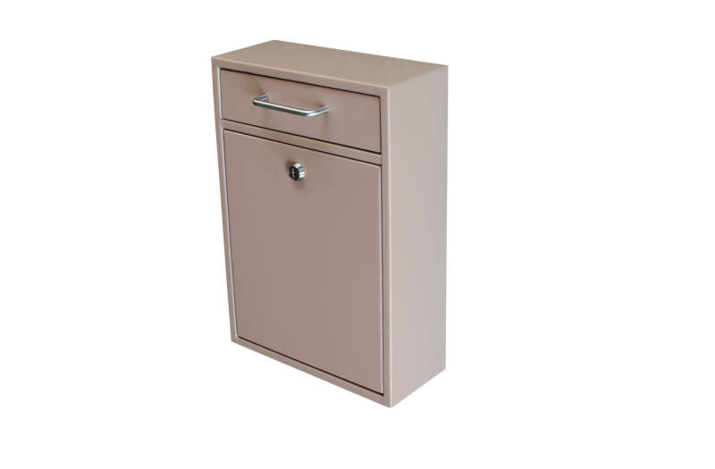 Mail Boss mailbox with anti-pry latch protects your identity from mail thieves