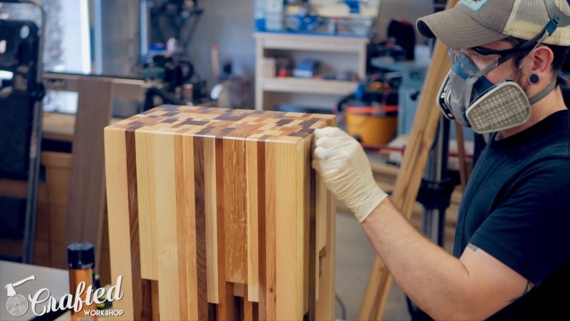 Scrap Wood End Table