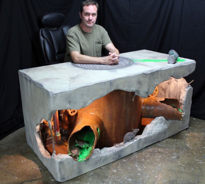 This Teenage Mutant Ninja Turtles Inspired Desk Would Impress