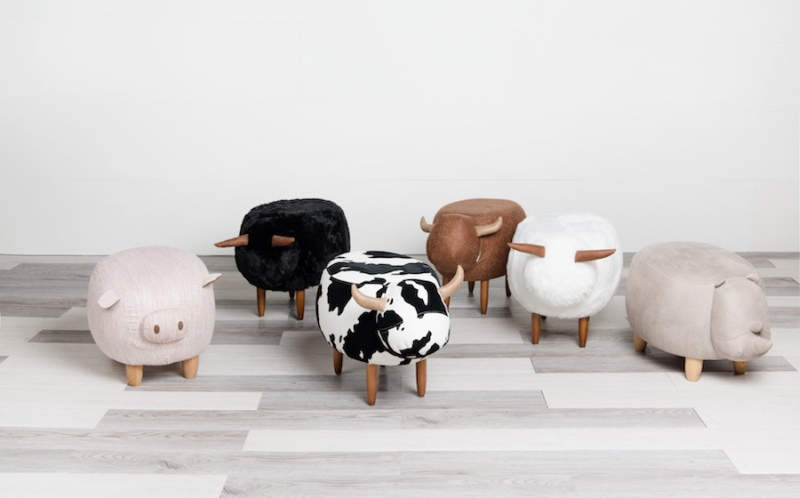 Yuso designs playful animal-shaped furniture that catches your eyes