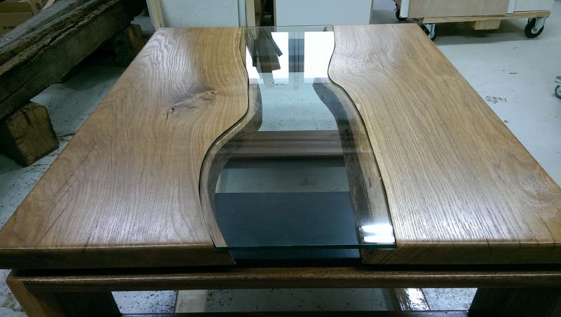 River Coffee Table inspired by Greg Klassen’s designs