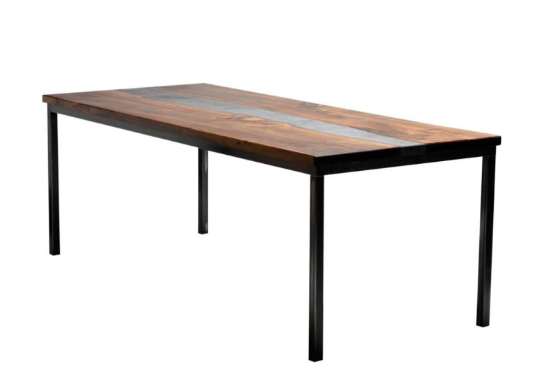 Concrete river table