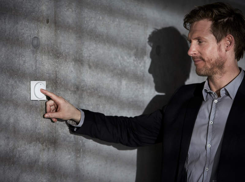 Copenhagen smart blinds roll up with the push of a button