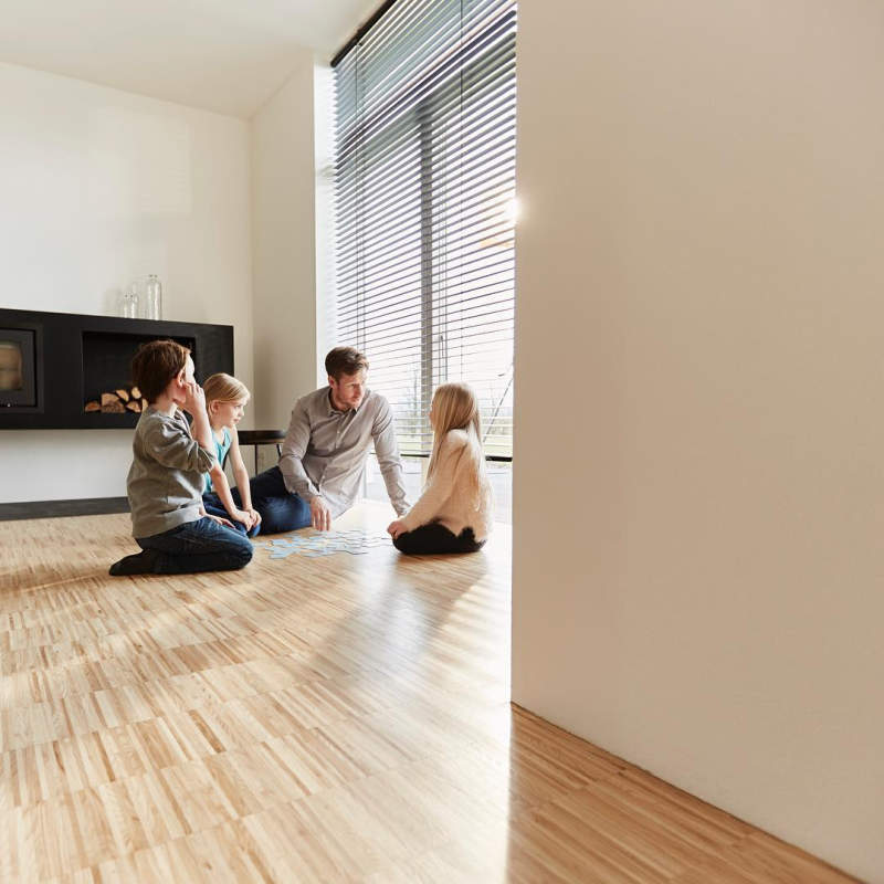Copenhagen smart blinds roll up with the push of a button