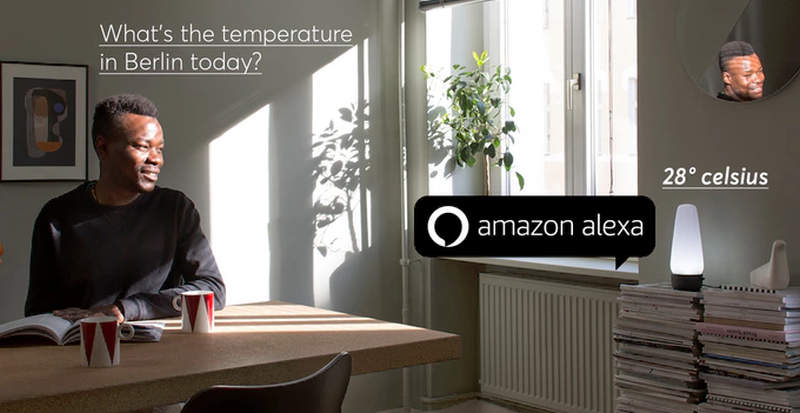Covi smart lamp doubles as voice assistant