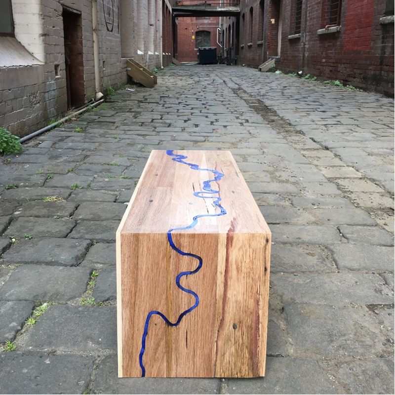 River Thames coffee table from The Timber Shack