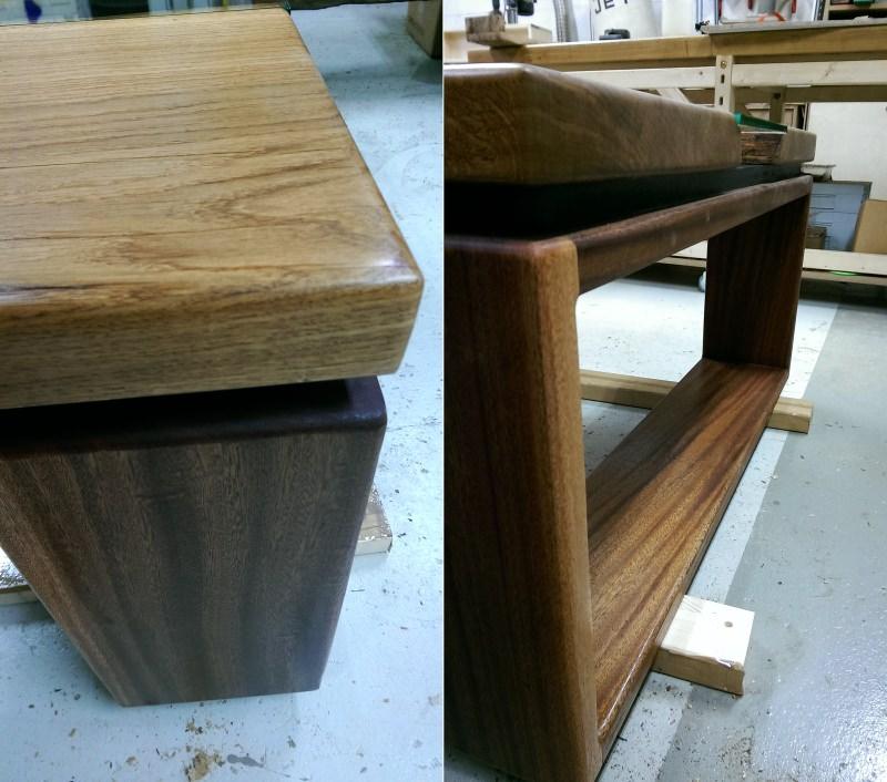 River coffee table by Woodhouse Carpentry
