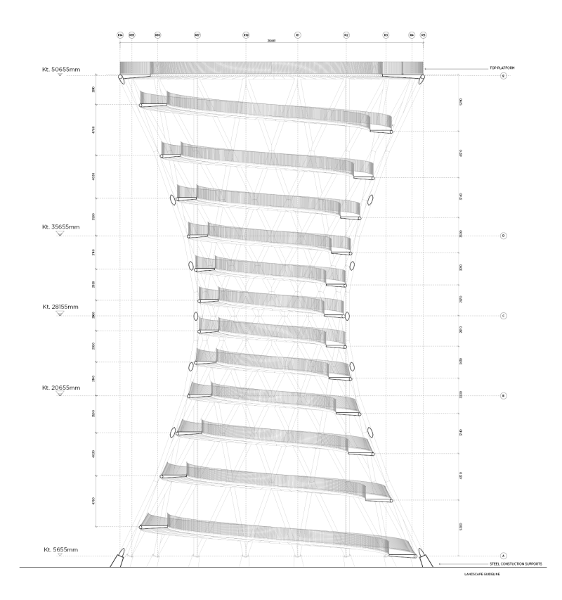 This spiral tower will offer spectacular view of Denmark’s Camp Adventure_4