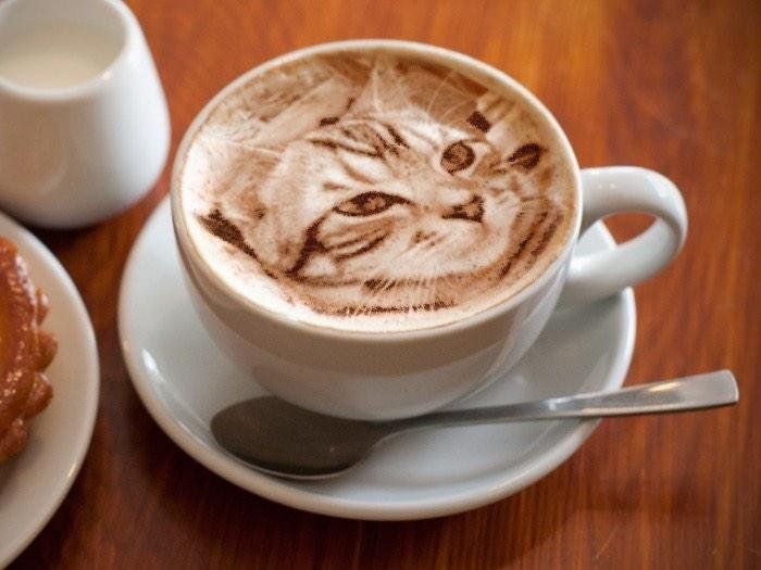 latte art by dongurinekobei