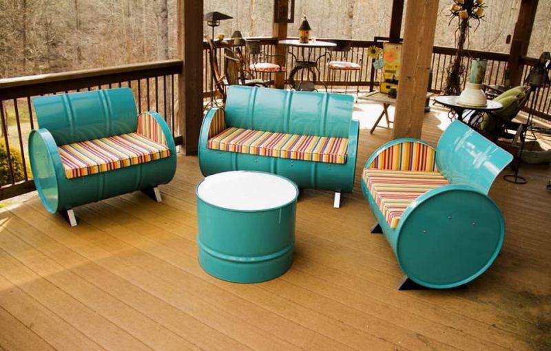 36 Creative Oil Drum Furniture Ideas For Your Home Interiors