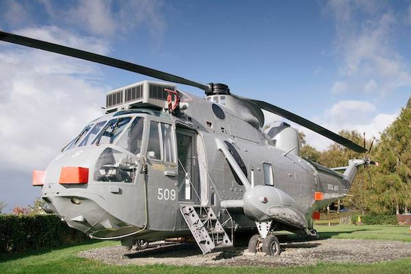 Royal Navy ZA127 Sea King Helicopter