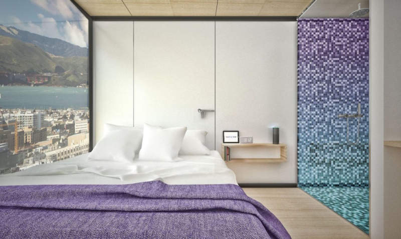Hyperloop Hotel would let guests quickly move between cities without leaving their room