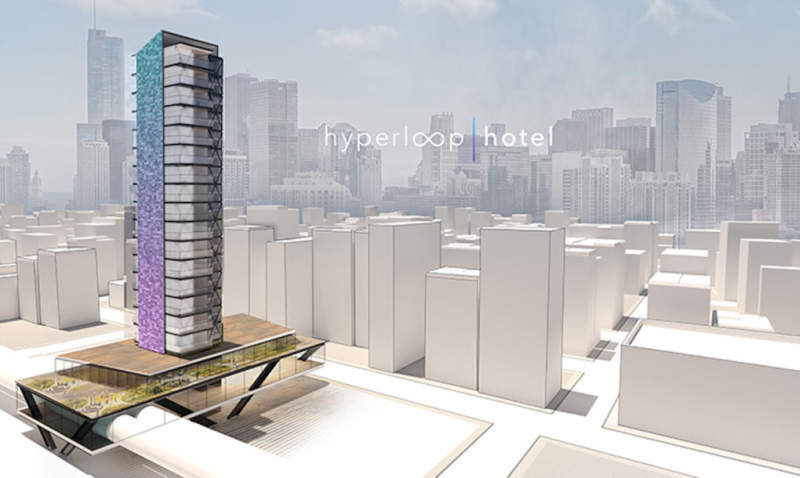 Hyperloop Hotel would let guests quickly move between cities without leaving their room
