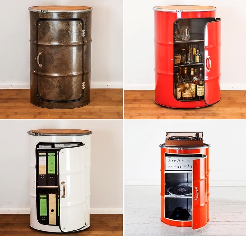 36 Creative Oil Drum Furniture Ideas For Your Home Interiors