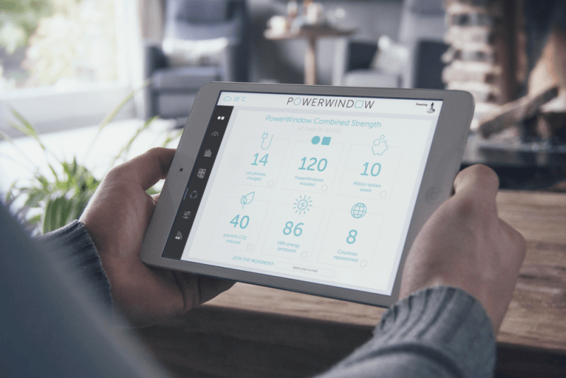 Physee’s PowerWindows comes with built-in solar panels