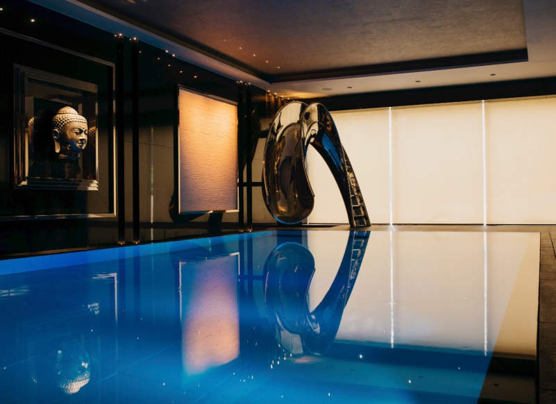 SplinterWorks’ sculptural pool slides bring unlimited fun to your home