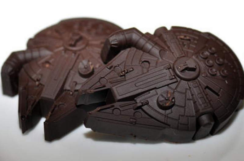 Millennium Falcon chocolate