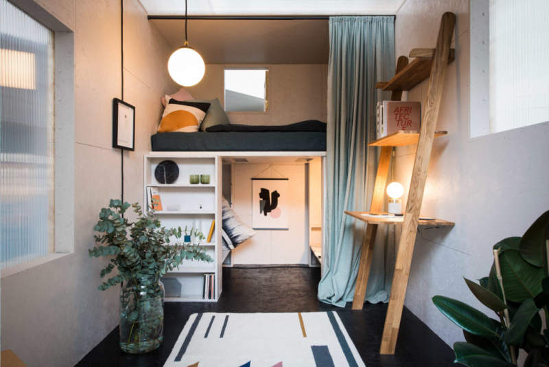 Studio Bark designs indoor modular cabin for Lowe Guardians
