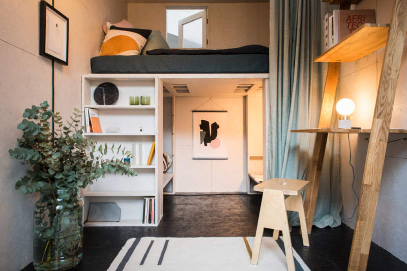 Studio Bark designs indoor modular cabin for Lowe Guardians