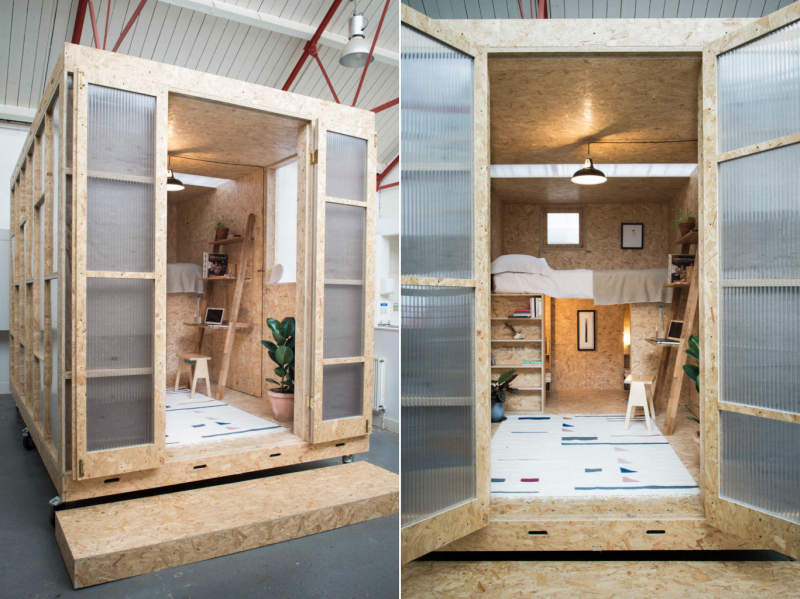 Studio Bark designs indoor modular cabin for Lowe Guardians