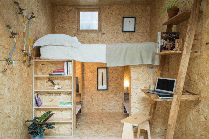 Studio Bark designs indoor modular cabin for Lowe Guardians