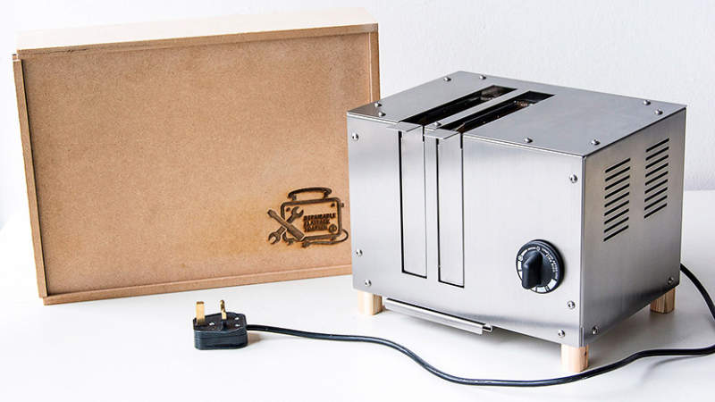 World’s first repairable flat-pack toaster aims to reduce e-waste