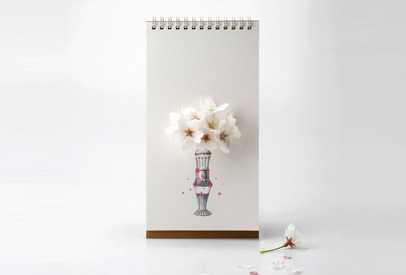 Tabletop vase by Lufdesign