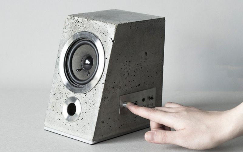concrete speaker box