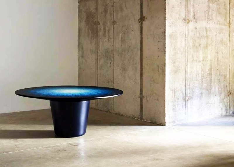 Ocean terrazzo table by Brodie Neill