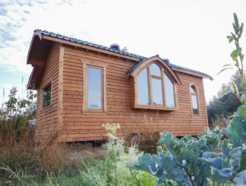 Damselfly tiny house on wheels by Zyl Vardos