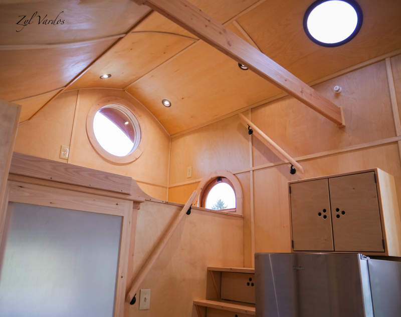 Damselfly tiny house on wheels by Zyl Vardos