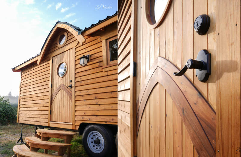Damselfly tiny house on wheels by Zyl Vardos