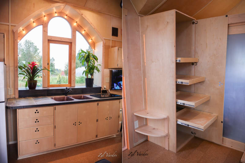 Damselfly tiny house on wheels by Zyl Vardos