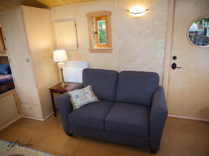 Damselfly tiny house on wheels by Zyl Vardos