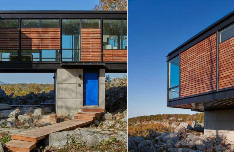 Hawk’s nest Front entry and the back