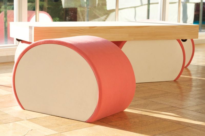 Kamaboko-inspired furniture