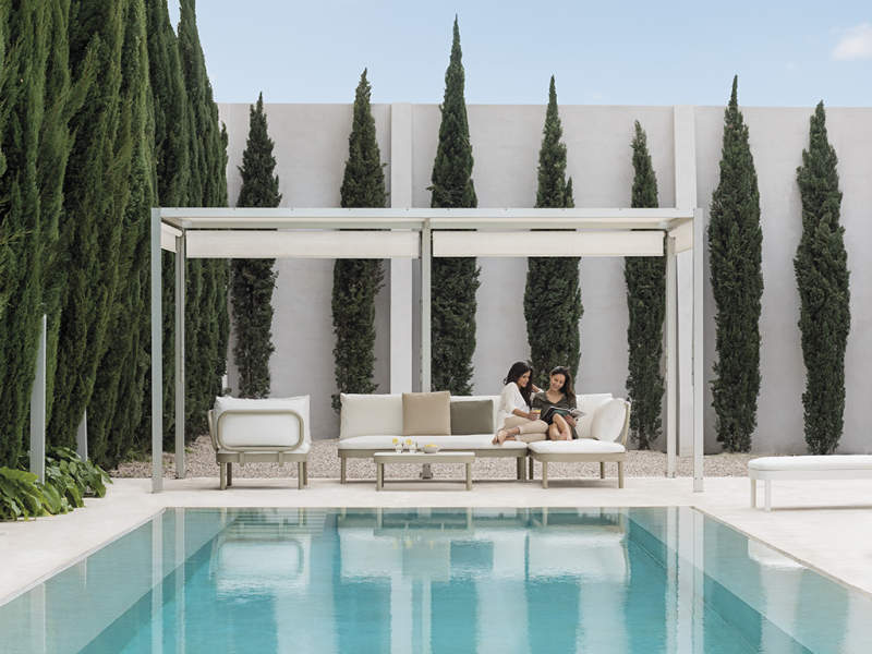 Modulo aluminum pergola by Jose A. Gandia Blasco