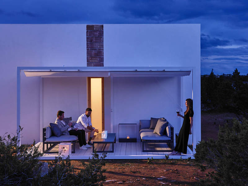 Modulo aluminum pergola by Jose A. Gandia Blasco